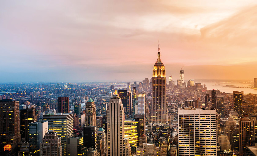 Overview van New York City