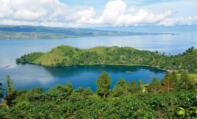 De natuur van Sumatra in Indonesië