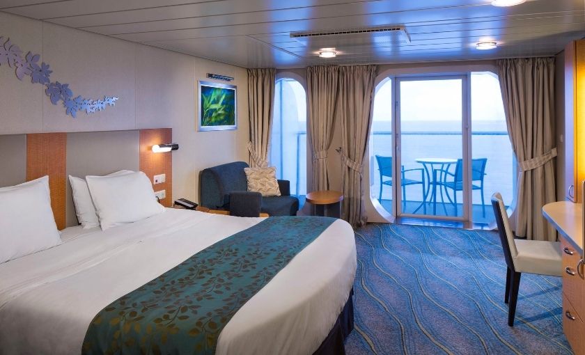 Royal Caribbean cruises buitenhut met balkon 2F