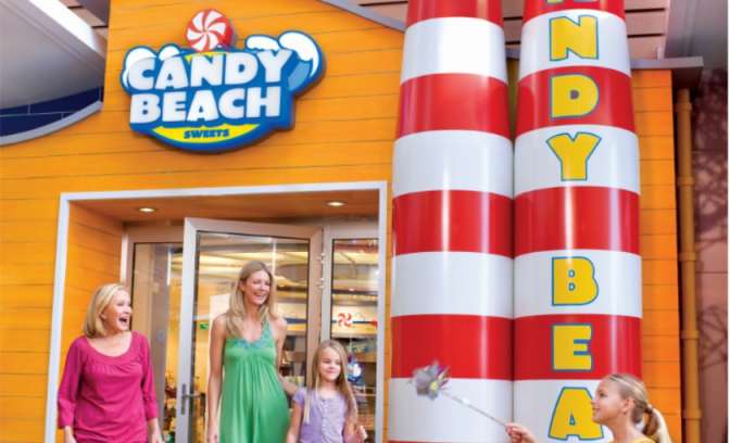 Snoepwinkel op de Oasis of the Seas