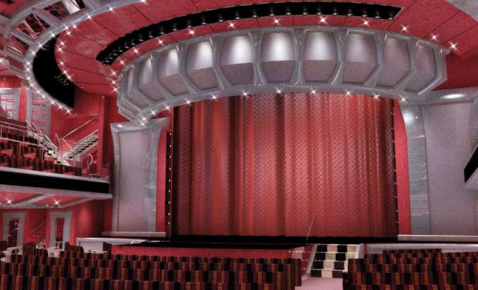 Het theater op de Costa Fascinosa