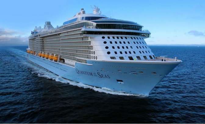Het volledige schip de Quantum of the Seas