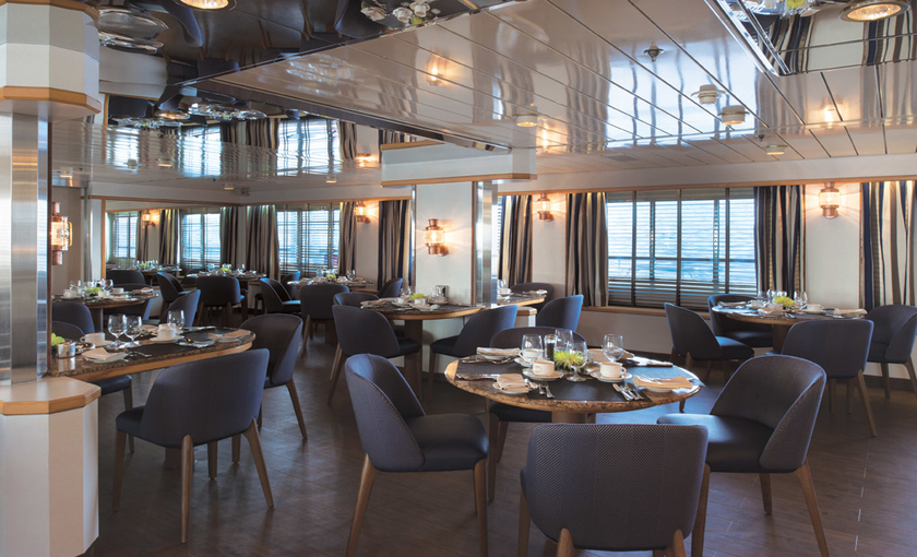 Restaurant van Silversea Discoverer