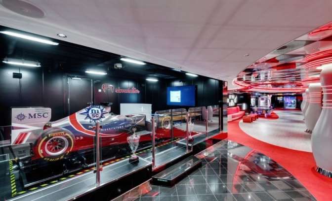 MSC seaview F1 simulator
