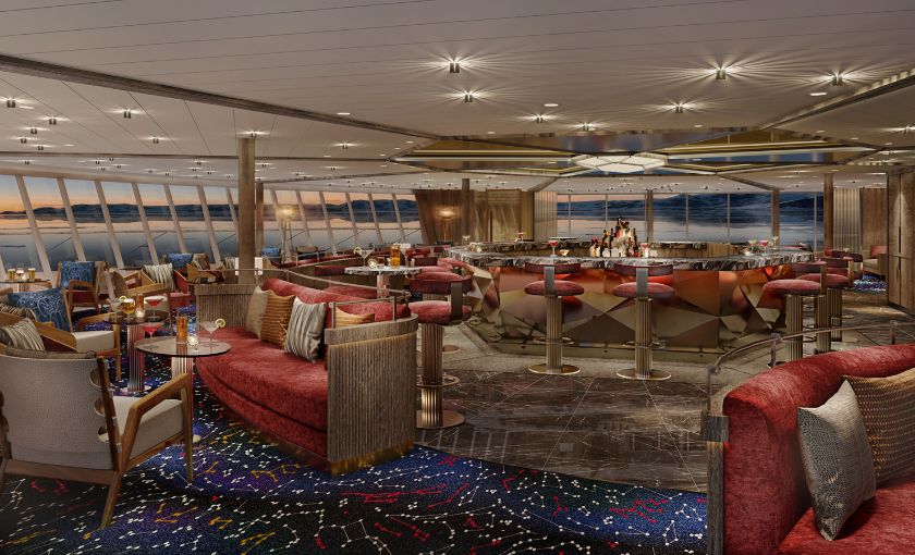 The constellation lounge Seabourn Venture