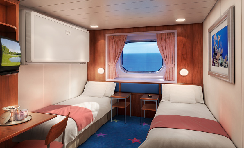 Een buitenhut op de Norwegian Star van NCL