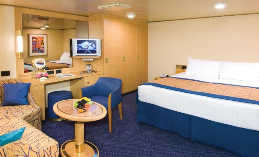 Een binnenhut op de Oosterdam van Holland America Line