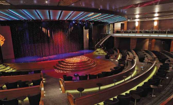 Theater van het Seven Seas Mariner schip