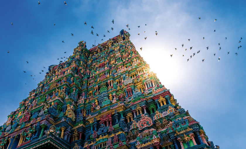 Meenakshi hindu tempel in Mumbai