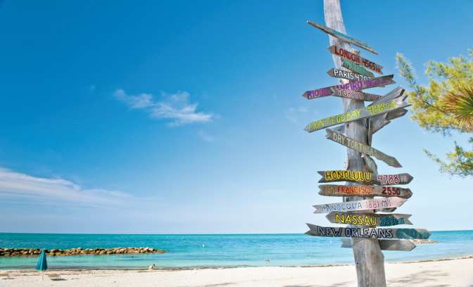 Bordjes naar andere plaatsen, Key West