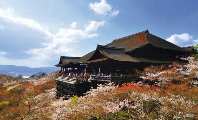 Kiyomizu tempel in Kyoto
